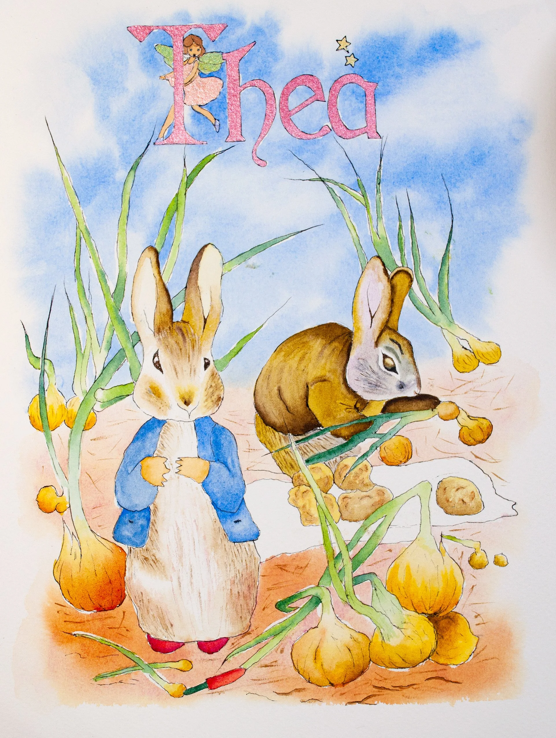 Beatrix Potter Peter Rabbit Art With Derwent Metallic Mixed Media